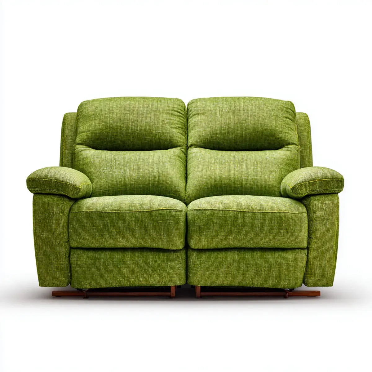 2-Sitzer Polstersofa Grün 160 x 95 x 100 cm mit Polyesterbezug Rechteckig